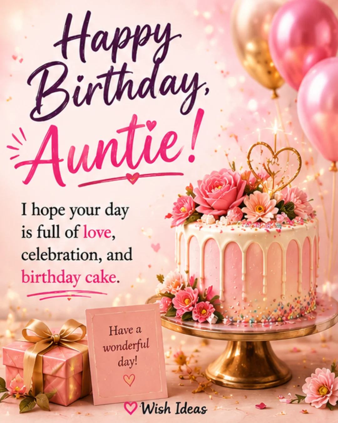 Heart Touching Birthday Wishes for Aunt